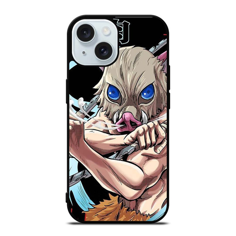 INOSUKE HASHIBIRA DEMON SLAYER ANIME iPhone 15 Case Cover
