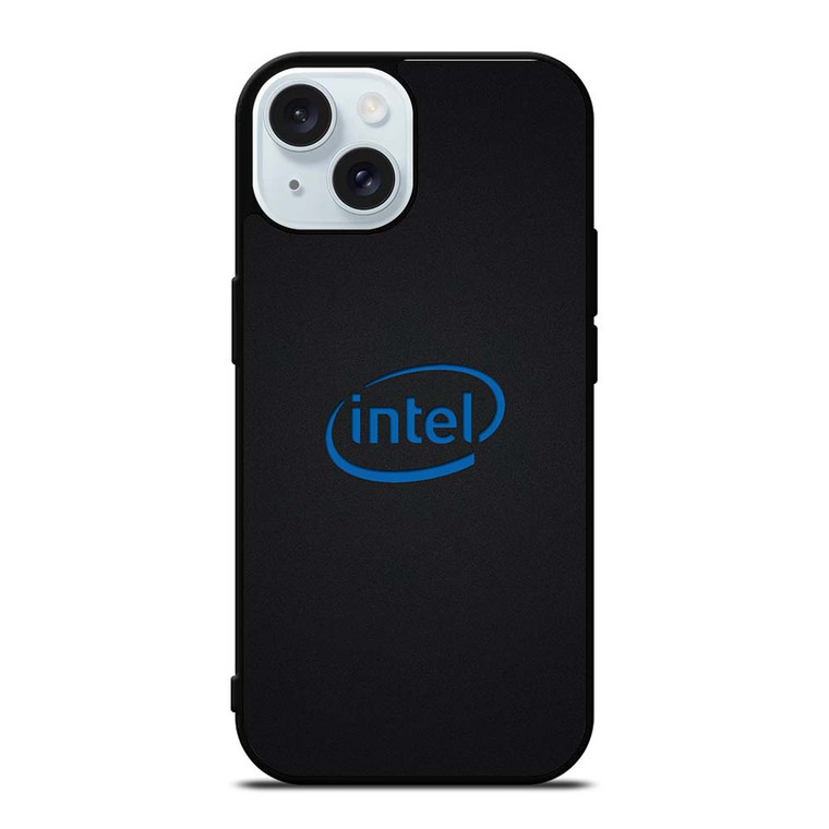 INTEL PROCESSOR LOGO iPhone 15 Case Cover INTEL PROCESSOR LOGO iPhone 15 Case Cover