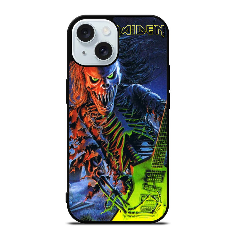 IRON MAIDEN EDDY iPhone 15 Case Cover IRON MAIDEN EDDY iPhone 15 Case Cover
