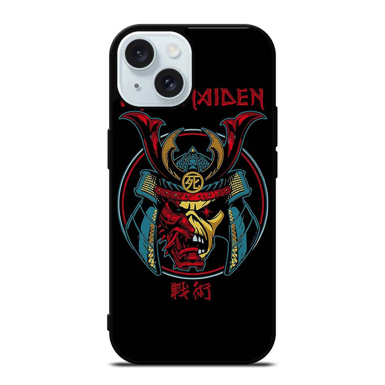 IRON MAIDEN ICON EDDIE THE SAMURAI iPhone 15 Case Cover IRON MAIDEN ICON EDDIE THE SAMURAI iPhone 15 Case Cover