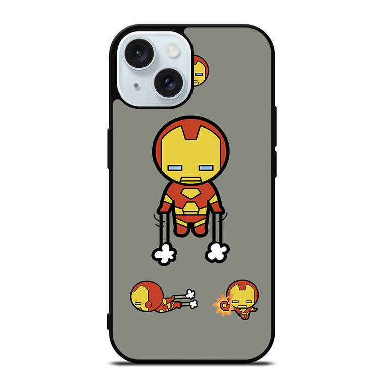 IRON MAN KAWAII Marvel Avengers iPhone 15 Case Cover IRON MAN KAWAII Marvel Avengers iPhone 15 Case Cover