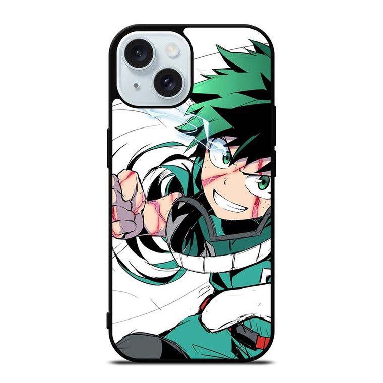 IZUKU MIDORIYA MY HERO ACADEMIA iPhone 15 Case Cover IZUKU MIDORIYA MY HERO ACADEMIA iPhone 15 Case Cover