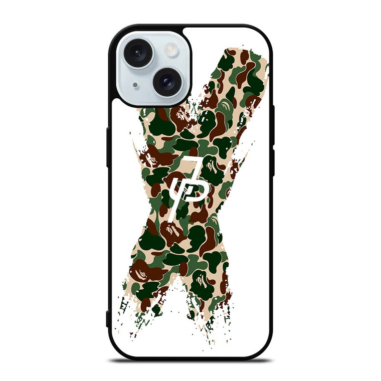 JAKE PAUL CROSS CAMO iPhone 15 Case Cover JAKE PAUL CROSS CAMO iPhone 15 Case Cover