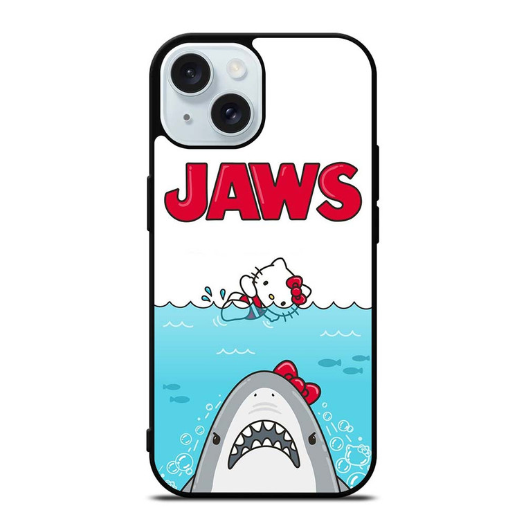 JAWS HELLO KITTY iPhone 15 Case Cover