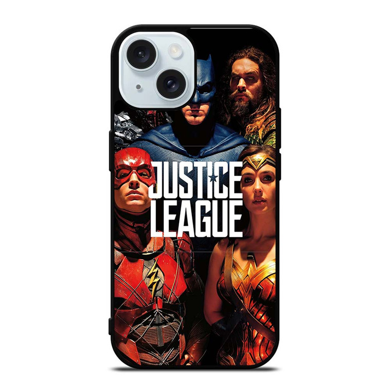 JUSTICE LEAGUE DC iPhone 15 Case Cover JUSTICE LEAGUE DC iPhone 15 Case Cover