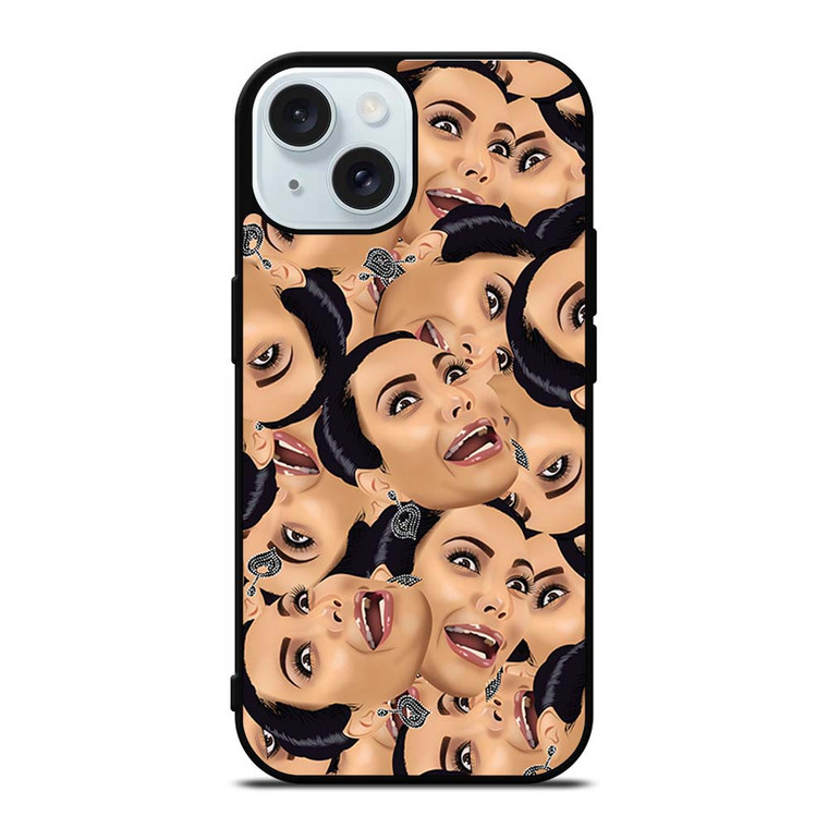 KIM KARDASHIAN KIMOJI iPhone 15 Case Cover