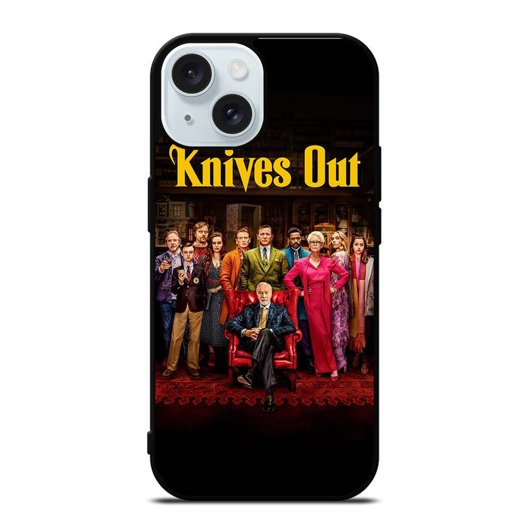 KNIVES OUT MOVIES POSTER 2 iPhone 15 Case Cover KNIVES OUT MOVIES POSTER 2 iPhone 15 Case Cover