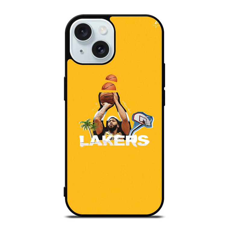 LA LAKERS EARVIN JOHNSON ART iPhone 15 Case Cover LA LAKERS EARVIN JOHNSON ART iPhone 15 Case Cover