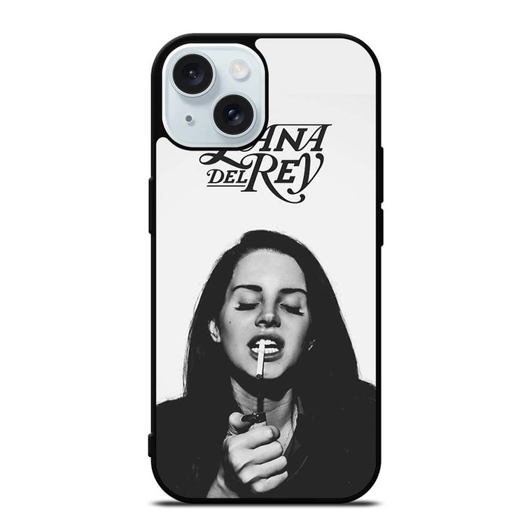 LANA DEL REY AT SMOKING iPhone 15 Case Cover LANA DEL REY AT SMOKING iPhone 15 Case Cover