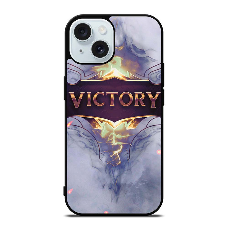 LEAGUE OF LEGENDS VICTORY BADGE iPhone 15 Case Cover LEAGUE OF LEGENDS VICTORY BADGE iPhone 15 Case Cover