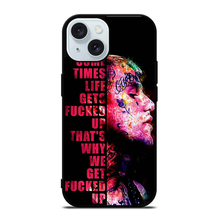 LIL PEEP FUCKED UP iPhone 15 Case Cover