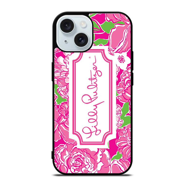 LILLY PULITZER PINK iPhone 15 Case Cover LILLY PULITZER PINK iPhone 15 Case Cover