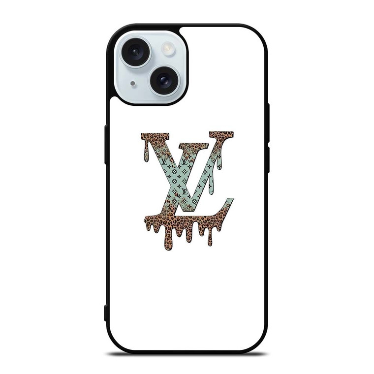 LOUIS VUITTON LV MELTING LOGO PATTERN iPhone 15 Case Cover