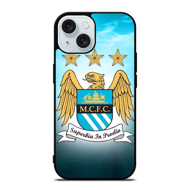 MANCHESTER CITY CASE iPhone 15 Case Cover MANCHESTER CITY CASE iPhone 15 Case Cover