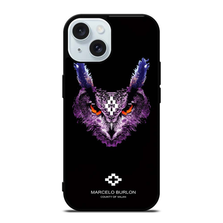 MARCELO BURLON OWL iPhone 15 Case Cover
