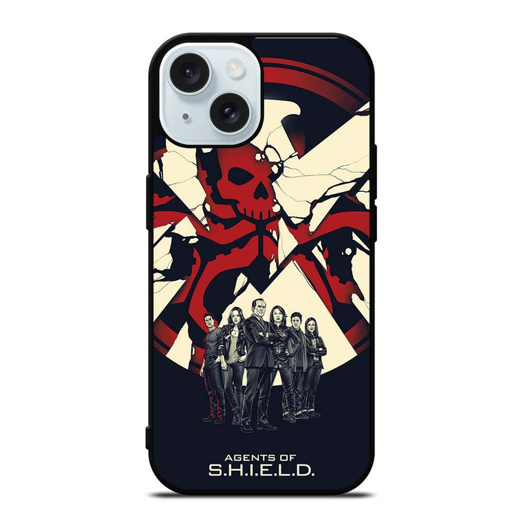 MARVEL AGENTS OF SHIELD ART iPhone 15 Case Cover
