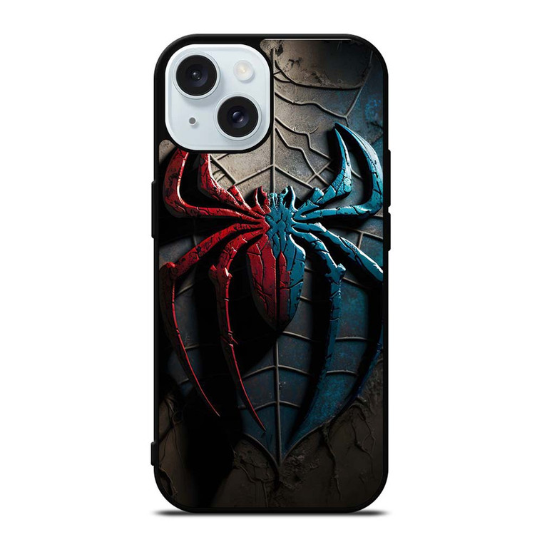 MARVEL SPIDERMAN ART EMBLEM iPhone 15 Case Cover