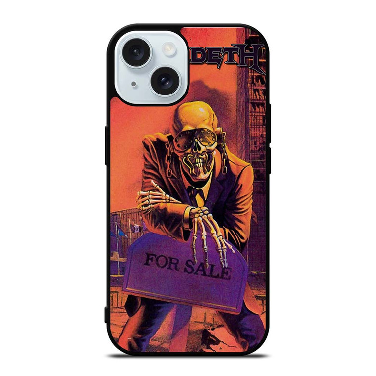 MEGADETH FOR SALE iPhone 15 Case Cover