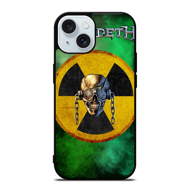 MEGADETH NUCKLEAR LOGO iPhone 15 Case Cover