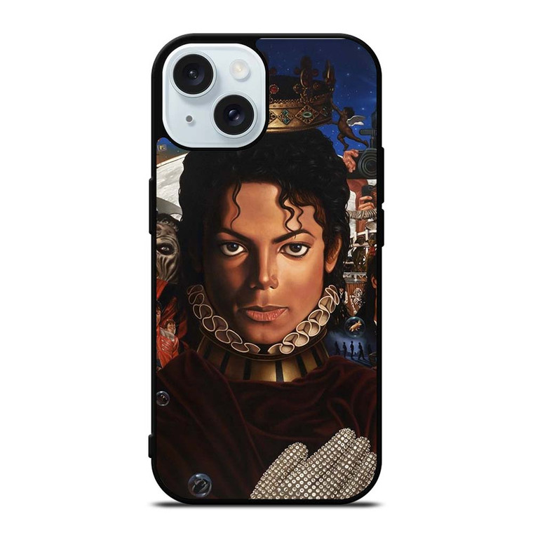 MICHAEL JACKSON KING OF POP 2 iPhone 15 Case Cover