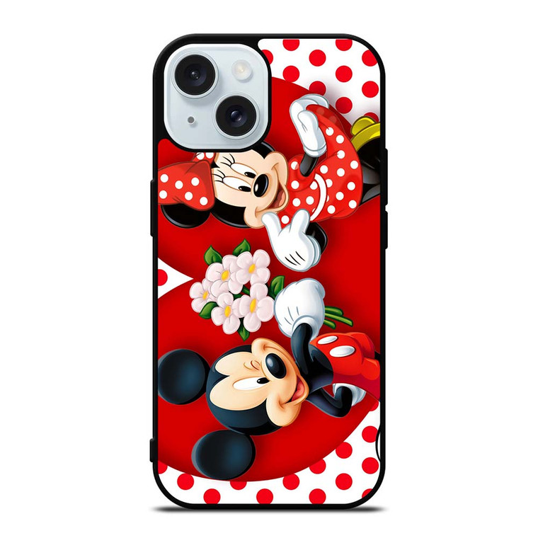 MICKEY MINNIE MOUSE DISNEY iPhone 15 Case Cover