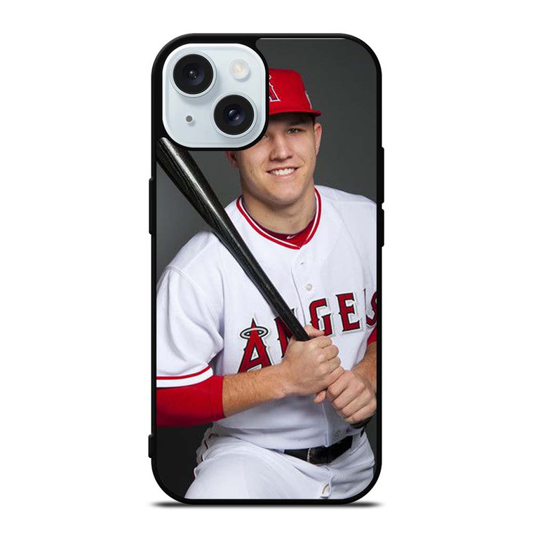 MIKE TROUT BASEBALL 2 iPhone 15 Case Cover