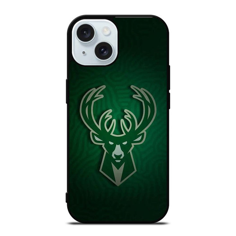 MILWAUKEE BUCKS LOGO BASEBALL TEAM ICON iPhone 15 Case Cover