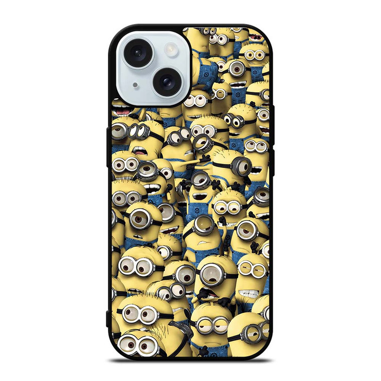MINION STICKER BOMB iPhone 15 Case Cover