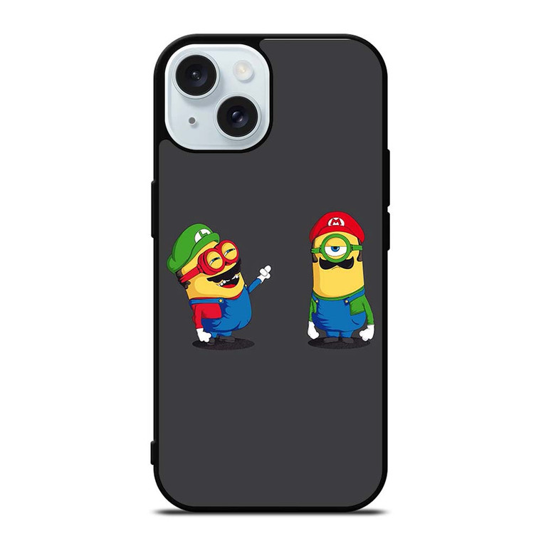 MINIONS MARIO AND LUIGI iPhone 15 Case Cover