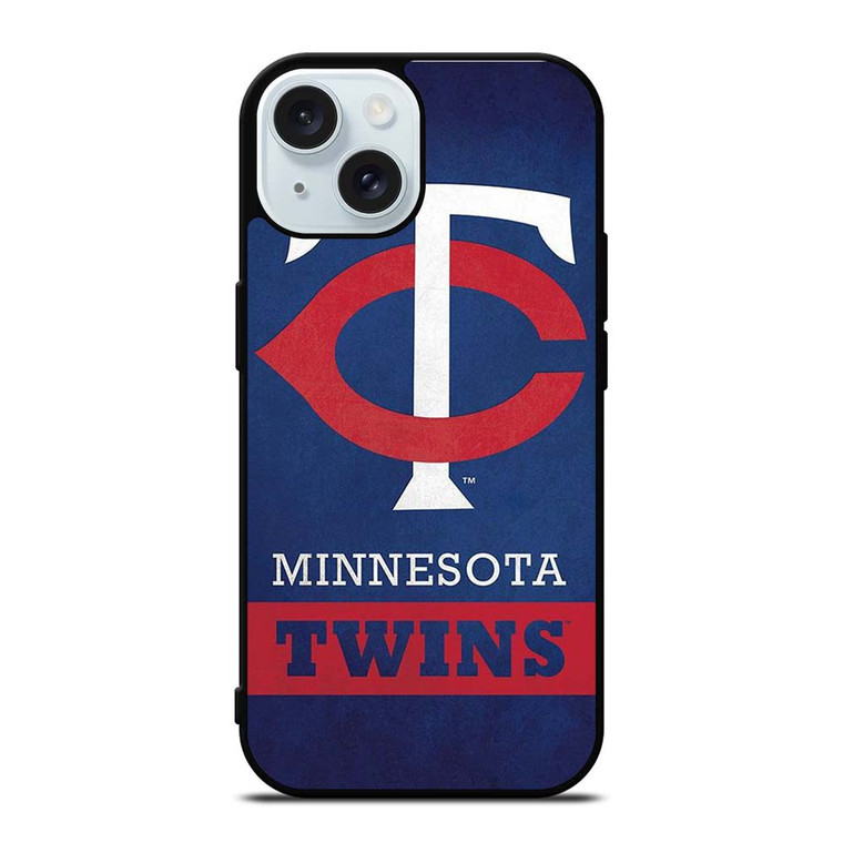 MINNESOTA TWINS LOGO BASEBALL MLB TEAM iPhone 15 Case Cover