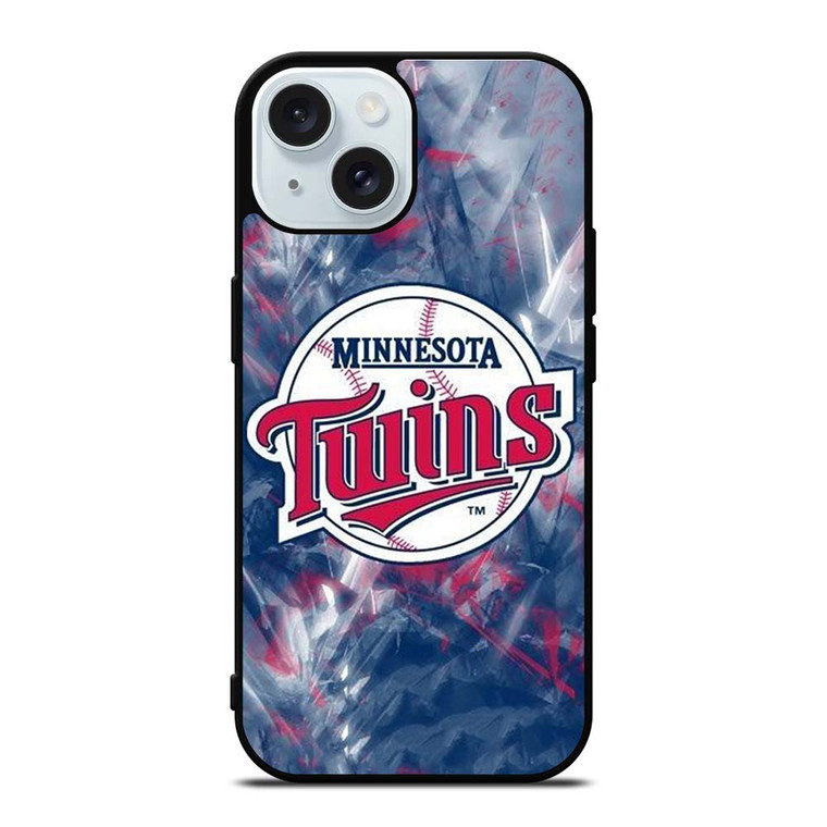 MINNESOTA TWINS LOGO MLB BASEBALL TEAM iPhone 15 Case Cover