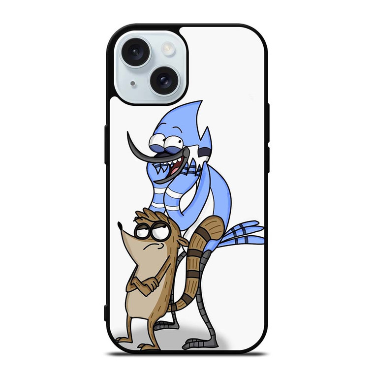 MORDECAI RIGBY REGULAR SHOW iPhone 15 Case Cover MORDECAI RIGBY REGULAR SHOW iPhone 15 Case Cover