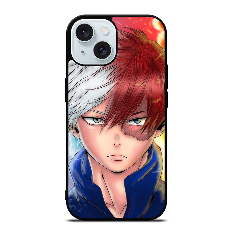 MY HERO ACADEMIA ANIME SHOTO FACE iPhone 15 Case Cover