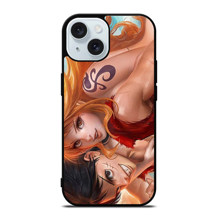 NAMI AND LUFFY ONE PIECE ROMANCE iPhone 15 Case Cover