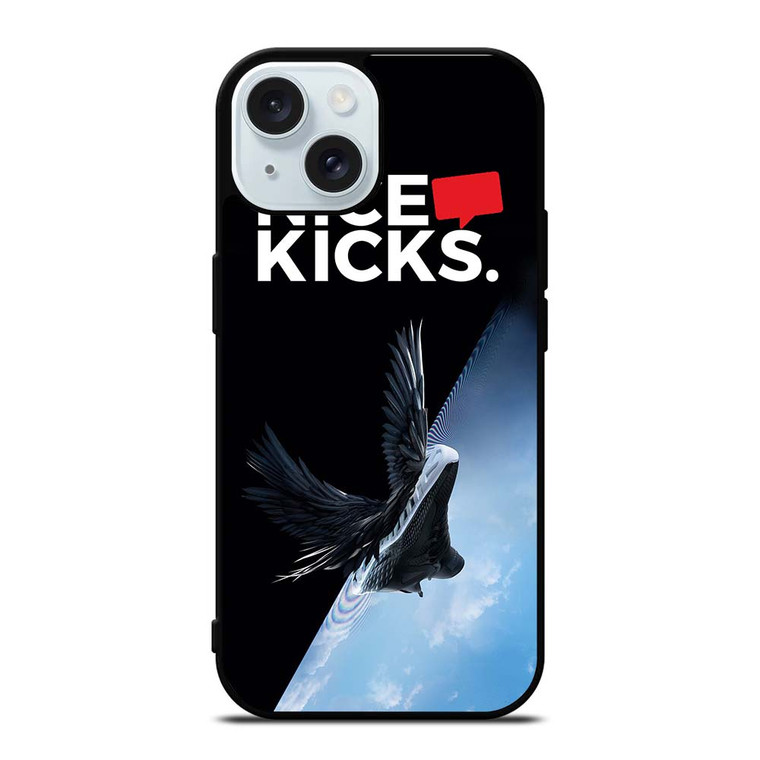 NICE KICKS SNEAKERS WING iPhone 15 Case Cover NICE KICKS SNEAKERS WING iPhone 15 Case Cover