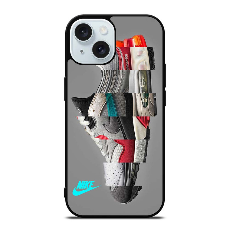 NIKE AIRMAX SHOES COLLAGE iPhone 15 Case Cover