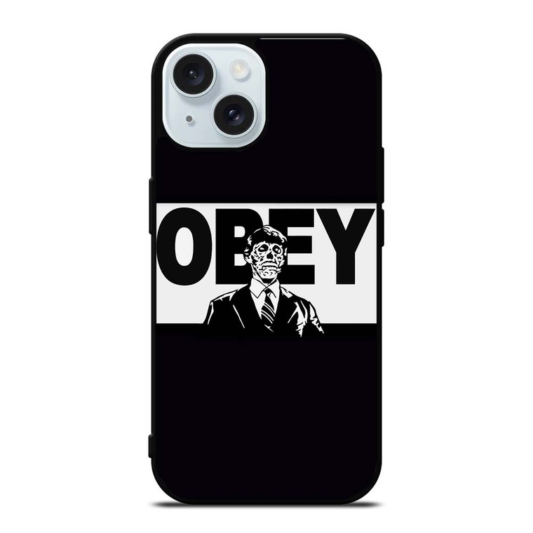 OBEY CLOTHING LOGO SKULL iPhone 15 Case Cover