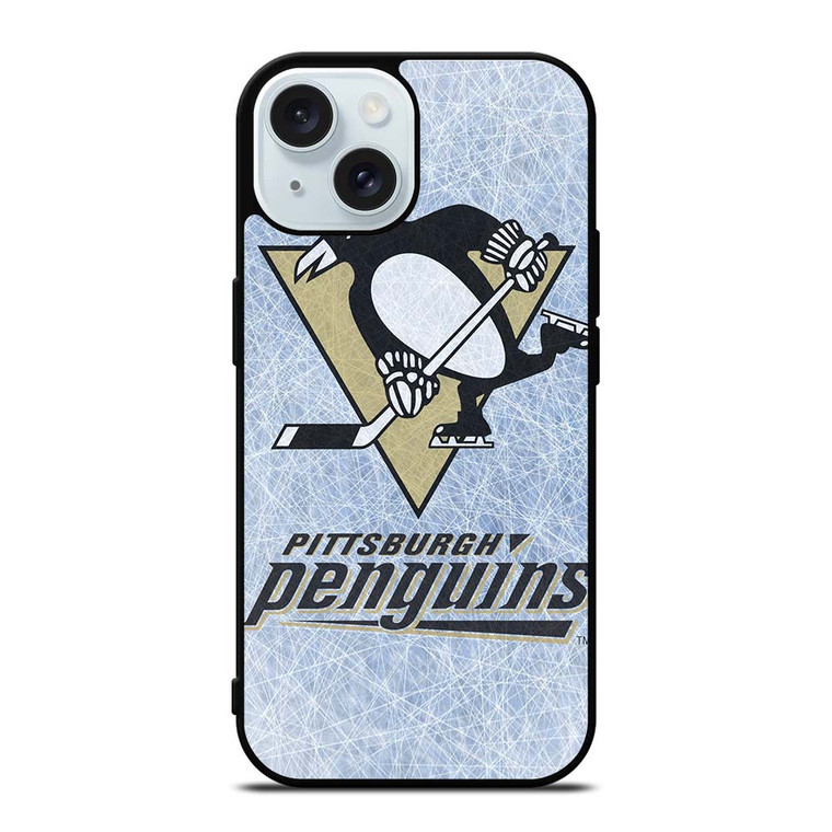 PITTSBURGH PENGUINS LOGO iPhone 15 Case Cover PITTSBURGH PENGUINS LOGO iPhone 15 Case Cover