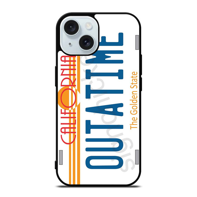 PLATE LICENSE CALIFORNIA iPhone 15 Case Cover PLATE LICENSE CALIFORNIA iPhone 15 Case Cover