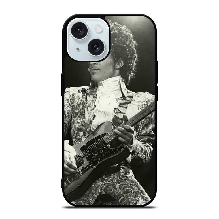 PRINCE IN MEMORIAM GUITAR iPhone 15 Case Cover