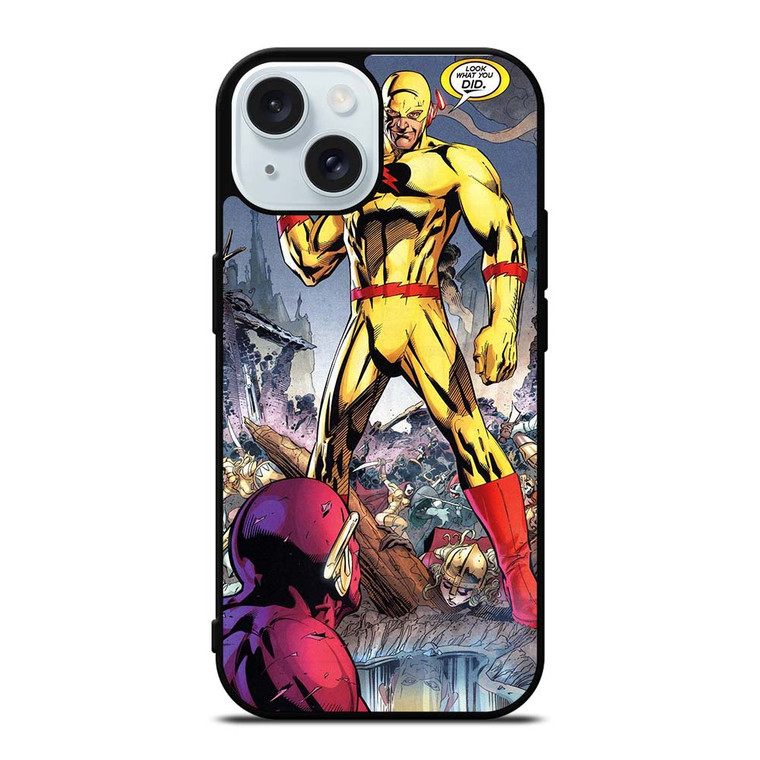 PROFESSOR ZOOM THE FLASH DC COMICS iPhone 15 Case Cover PROFESSOR ZOOM THE FLASH DC COMICS iPhone 15 Case Cover