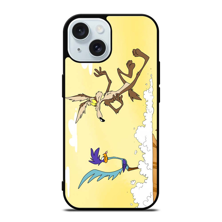 ROAD RUNNER AND COYOTE iPhone 15 Case Cover ROAD RUNNER AND COYOTE iPhone 15 Case Cover