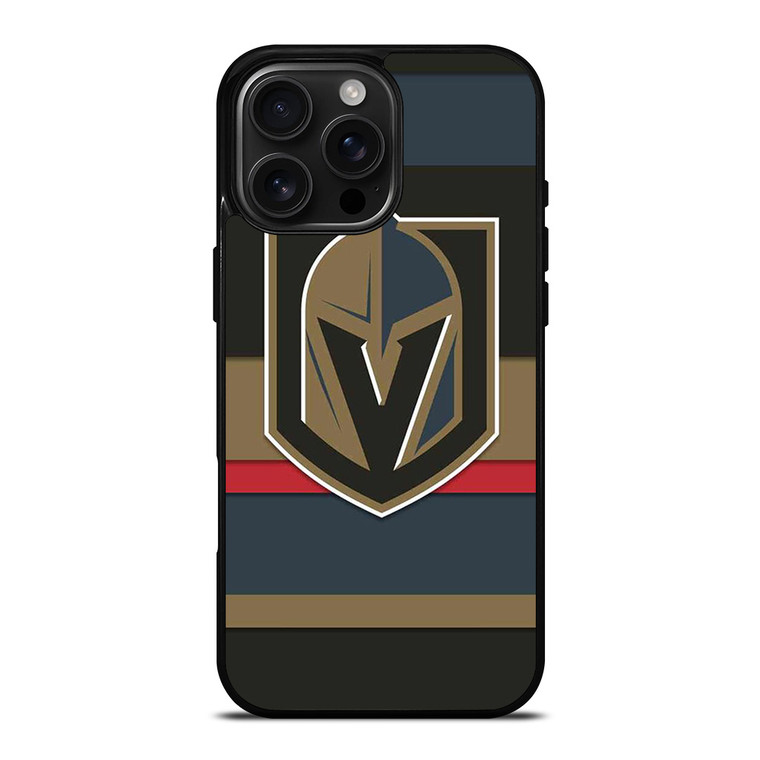 VEGAS GOLDEN KNIGHTS STRIPE iPhone 16 Pro Max Case Cover