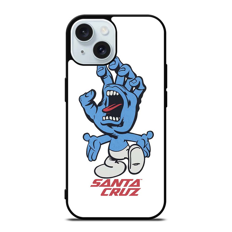 SANTA CRUZ SKATEBOARDS SMURF iPhone 15 Case Cover