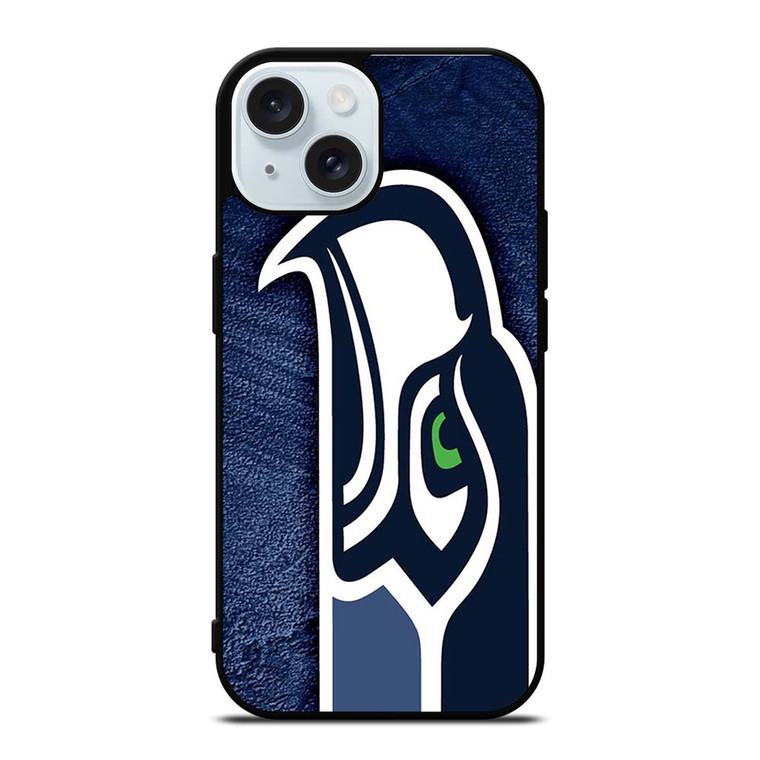 SEATTLE SEAHAWKS EAGLE LOGO iPhone 15 Case Cover