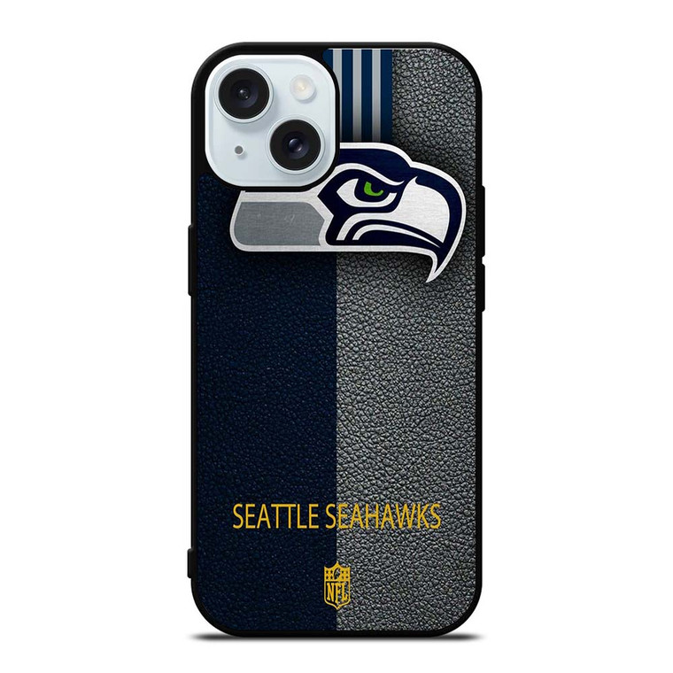 SEATTLE SEAHAWKS NFL LOGO iPhone 15 Case Cover SEATTLE SEAHAWKS NFL LOGO iPhone 15 Case Cover