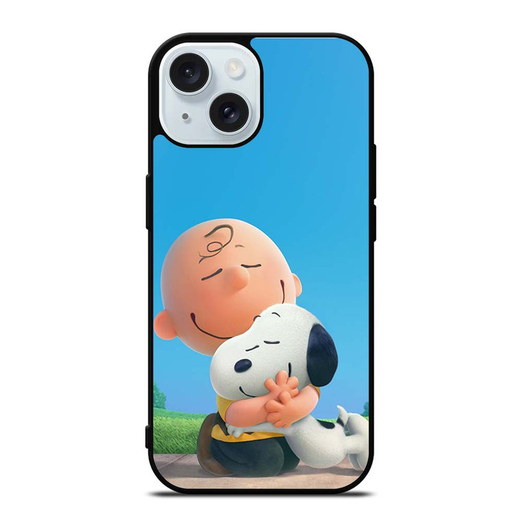 SNOOPY AND CHARLIE BROWN THE PEANUTS iPhone 15 Case Cover
