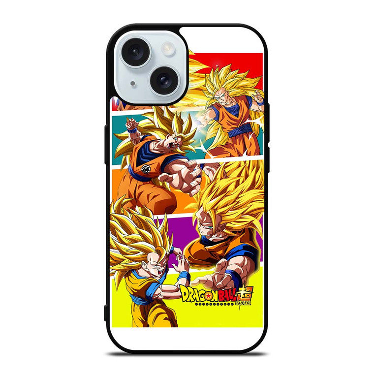 SON GOKU DRAGON BALL SAIYAN 3 iPhone 15 Case Cover