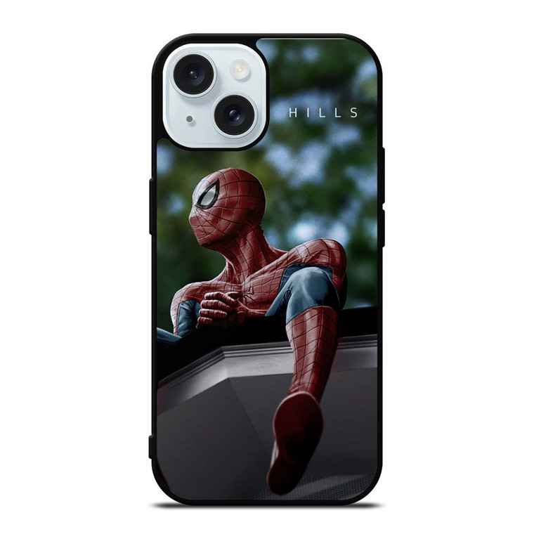 SPIDERMAN J. COLE FOREST HILLS iPhone 15 Case Cover SPIDERMAN J. COLE FOREST HILLS iPhone 15 Case Cover