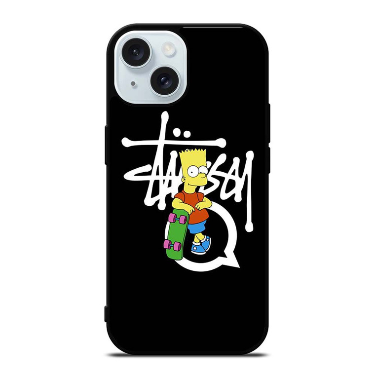 STUSSY BART SIMSON iPhone 15 Case Cover